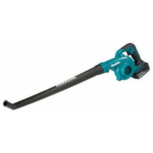 Makita DUB186RT - Soffiatore a batteria 18 V con batteria 5.0 Ah e caricabatterie, colore Blu