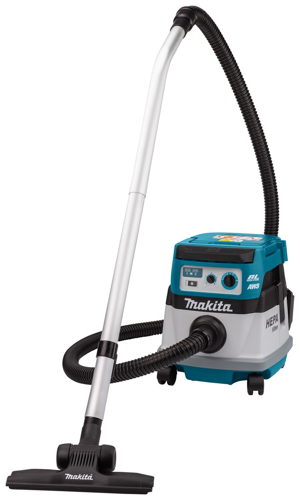 Makita DVC867LZX4 Aspirapolvere a Traino 8 L 2x18V Li-Ion con Bluetooth e Filtro HEPA
