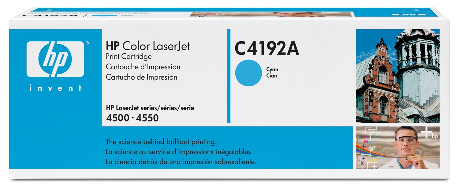 HP C4192A Toner Originale Ciano per Color LaserJet 4500/4550 - 6.000 Pagine