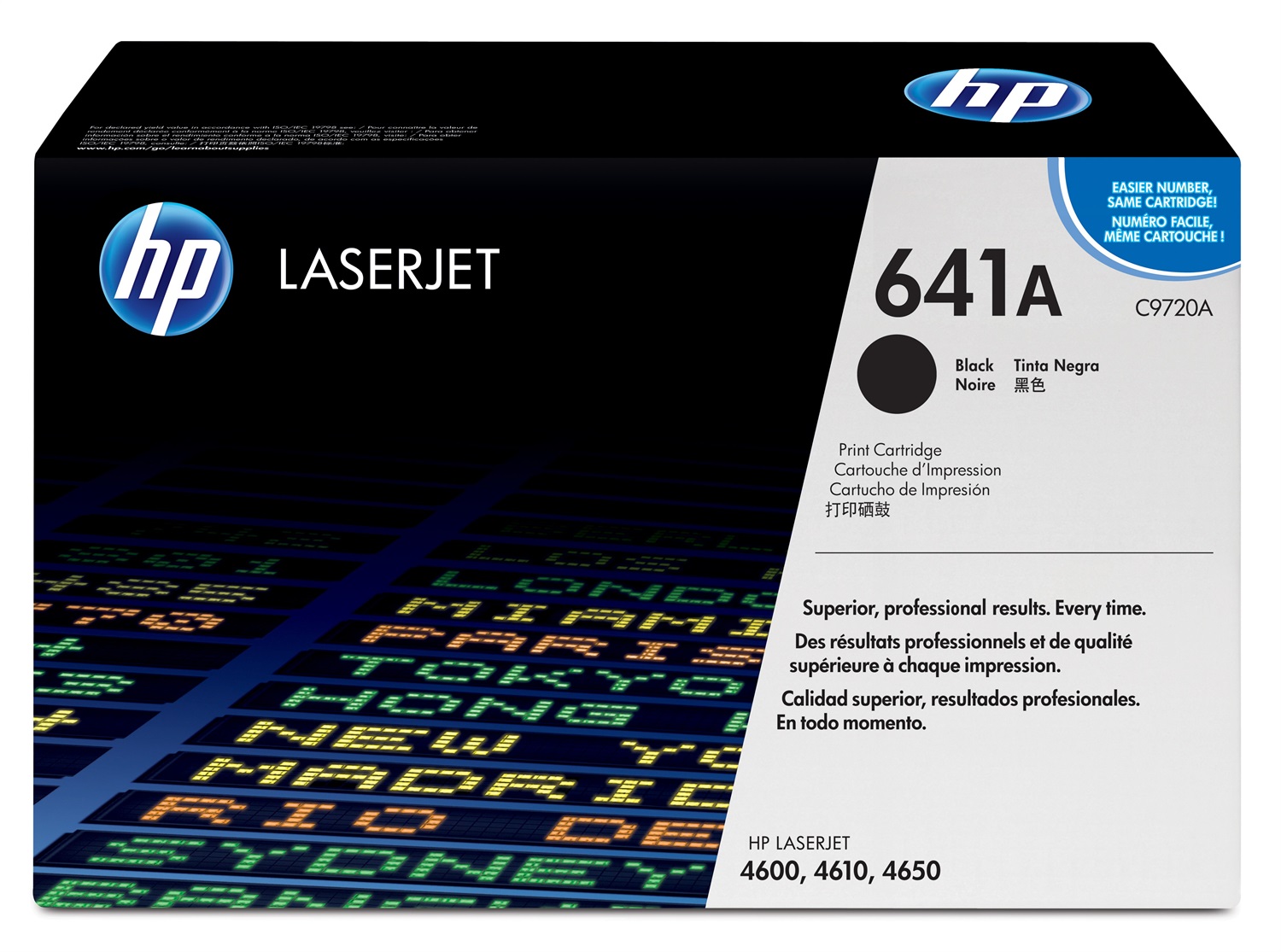 HP 641A Cartuccia Toner Nero Originale - C9720A, 9000 Pagine per HP Color LaserJet 4600/4650