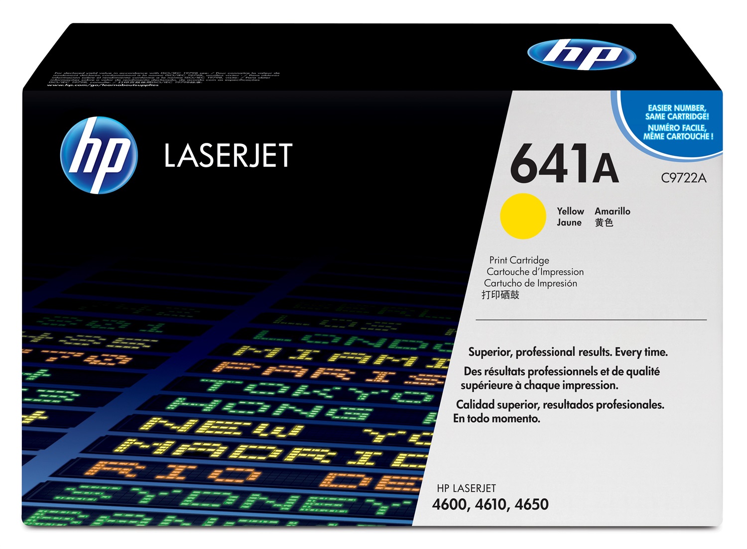 HP Cartuccia Toner Originale Giallo C9722A - 8000 Pagine per Color LaserJet 4600/4650