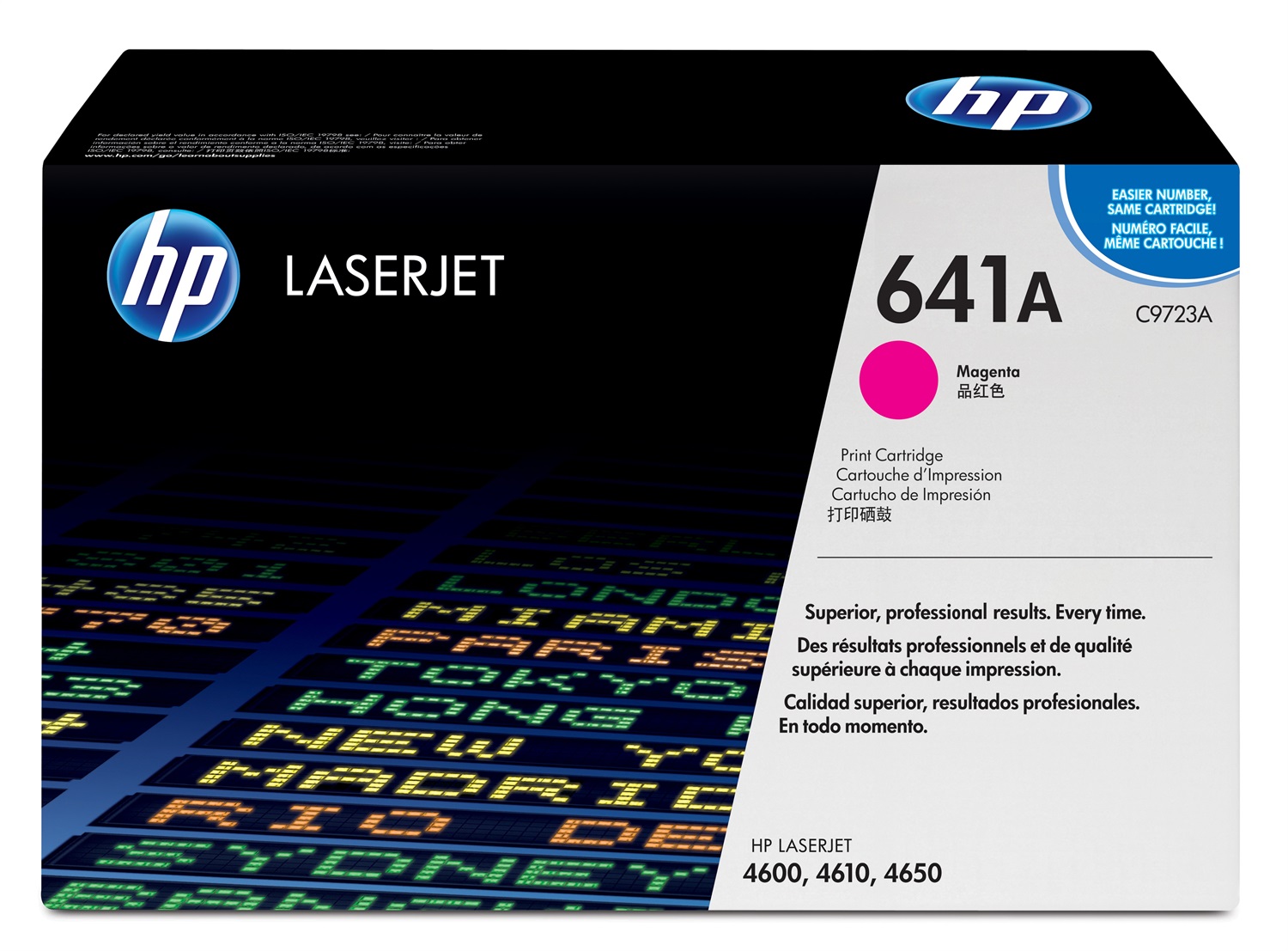 HP 641A Magenta Original LaserJet Toner Cartridge C9723A - Cartuccia Toner Magenta per Stampanti Color LaserJet 4600/4650, Fino a 8.000 Pagine