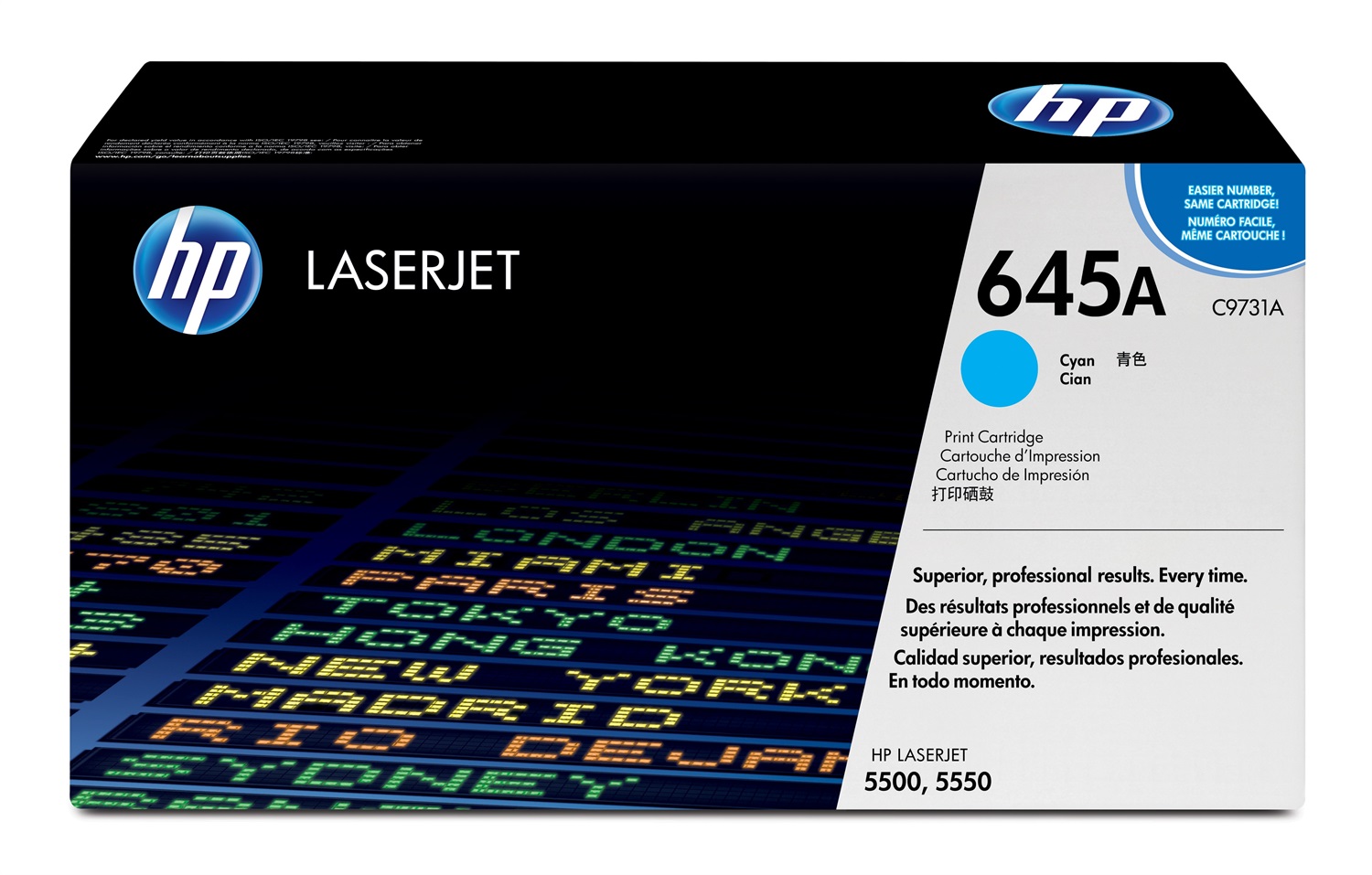 HP Toner originale Ciano C9731A per Color LaserJet 645A - 12000 pagine