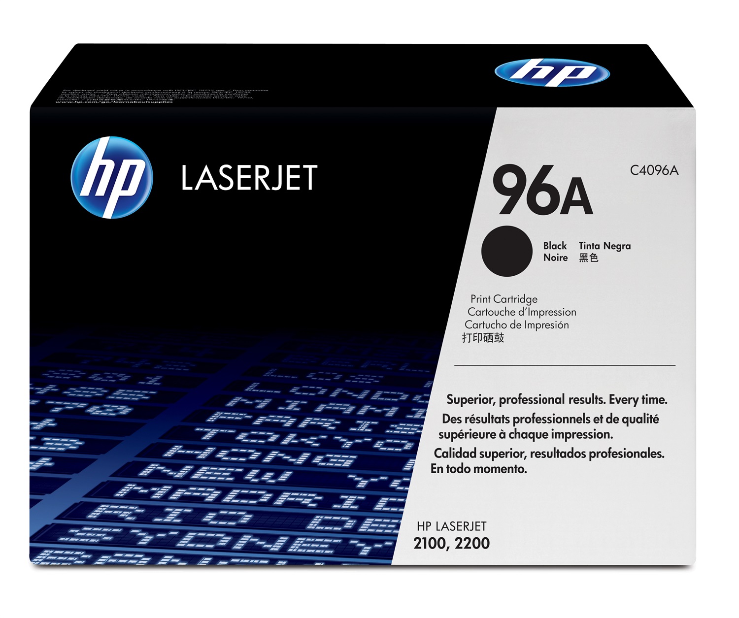HP C4096A 96A Toner Originale Nero per Stampanti LaserJet 2100/2200 - 5.000 Pagine