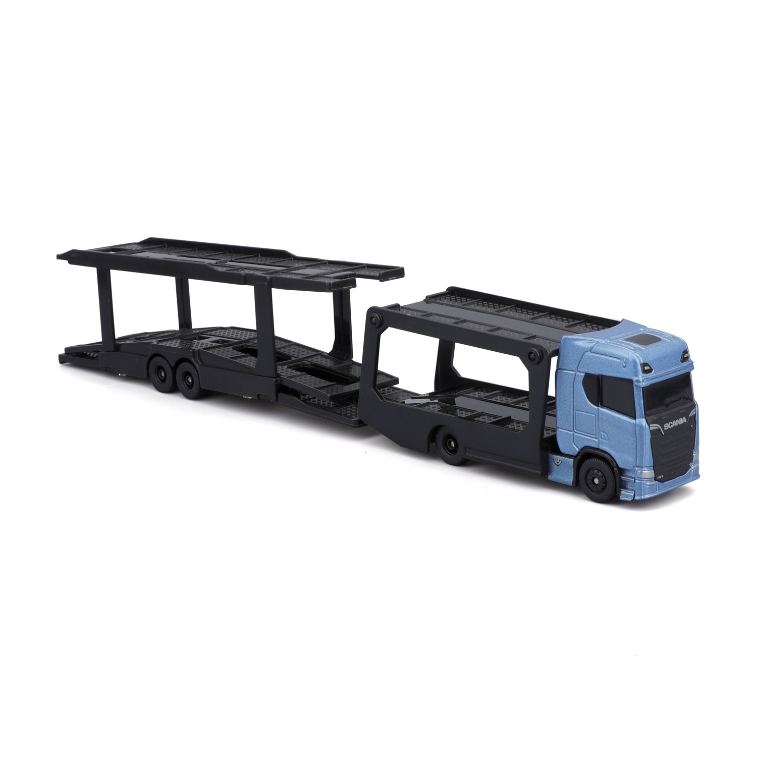 Bburago Camion in Metallo 1/72 con Rimorchio - Assortimento di 4 Modelli Scania e Volvo