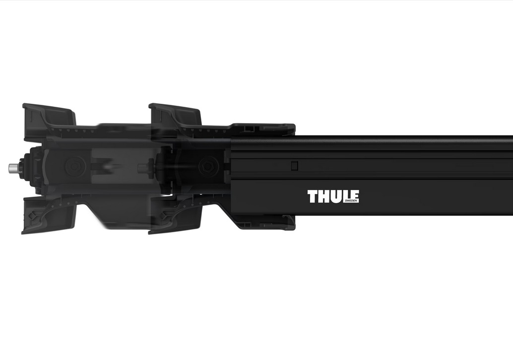 Thule WingBar Edge Barra Portatutto da Tetto 95 cm in Alluminio Nero - Aerodinamica, Silenziosa e con Canalina a T