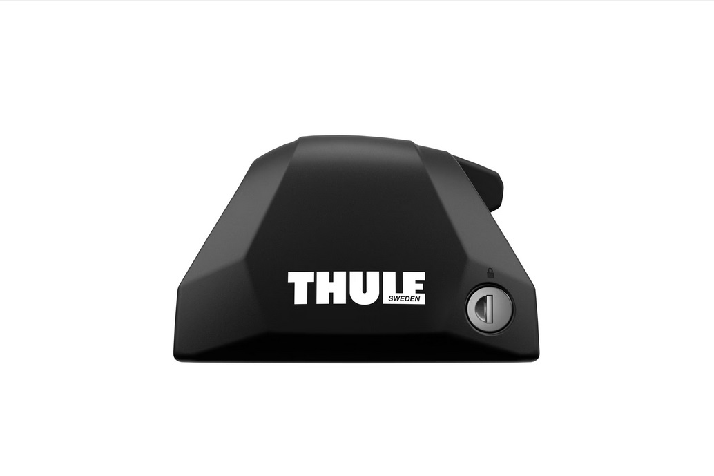Thule Set di 4 Piedi per Barre Portatutto Edge Flush Rail - Compatibile con Auto a Profili Integrati, Capacità di Carico 75 kg, Serrature Incluse