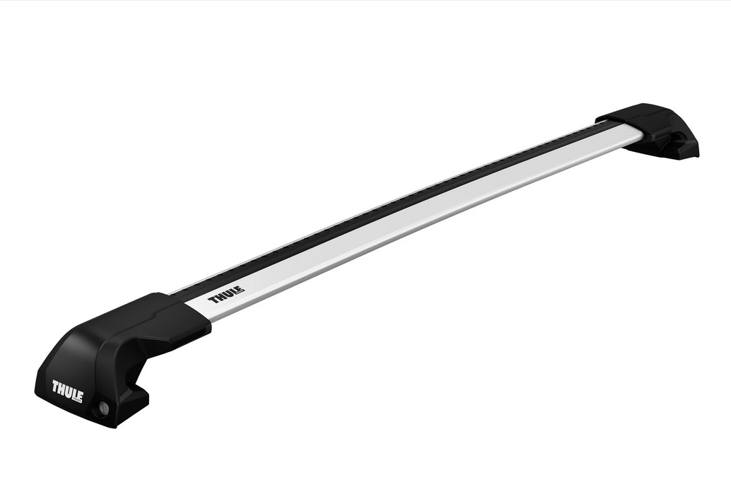 Thule Set di 4 Piedi per Barre Portatutto Edge Flush Rail - Compatibile con Auto a Profili Integrati, Capacità di Carico 75 kg, Serrature Incluse