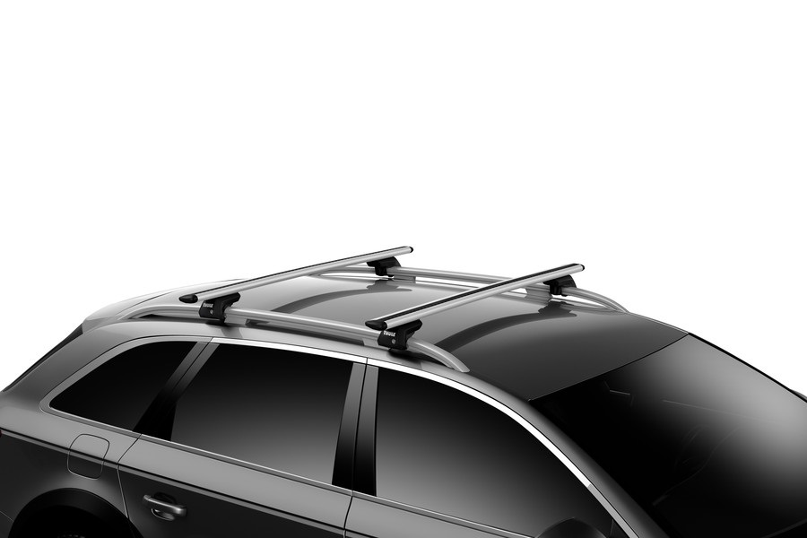 Thule WingBar Evo 7113 - Barre Portatutto Aerodinamiche in Alluminio, 127 cm, Set di 2