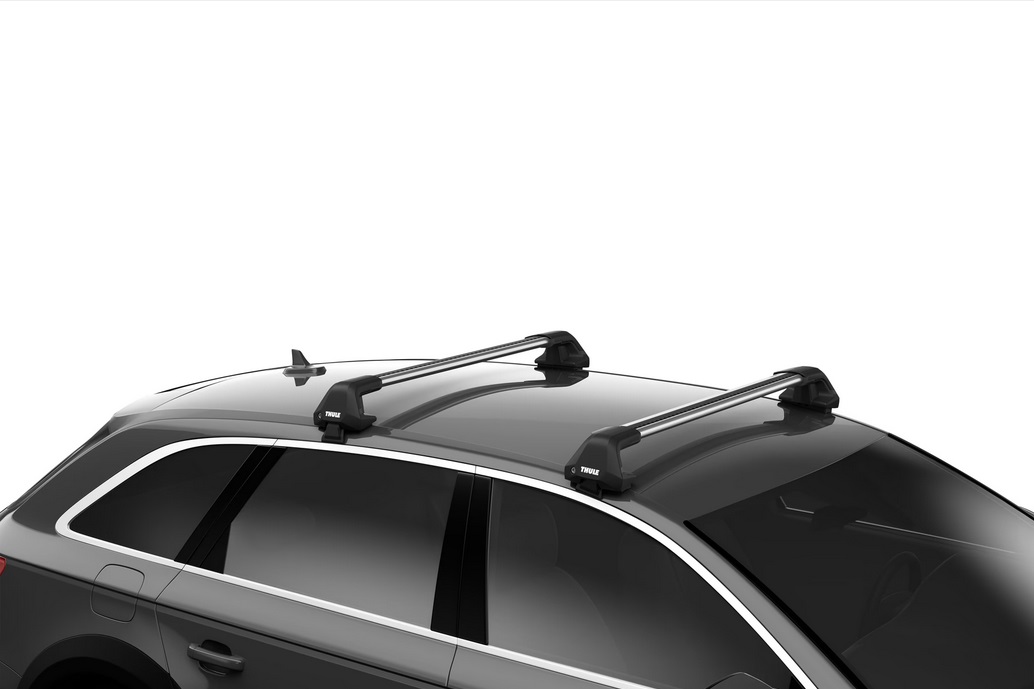 Thule Clamp Edge - Set di 4 Piedi per Portapacchi da Tetto, Facile Installazione, Colore Nero