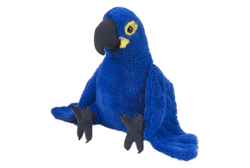 Wild Republic Cuddlekins Ara Iacinto Peluche Giacinto 12 Inches - Morbido e Realistico con Imbottitura Ecologica