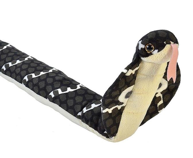 Wild Republic Serpente di Peluche Cobra Incappucciato - Giocattolo Coccoloso per Bambini, Imbottitura Ecologica
