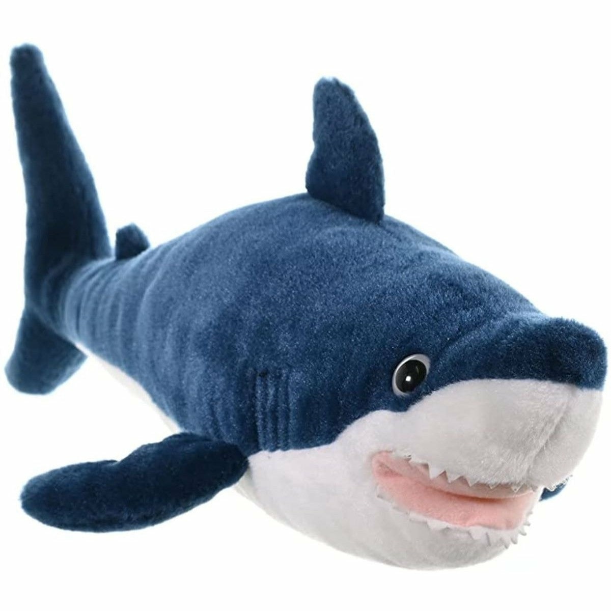 Wild Republic Cuddlekins Squalo Mako - Peluche Realistico 30 cm per Neonati e Bambini, Imbottitura Riciclata