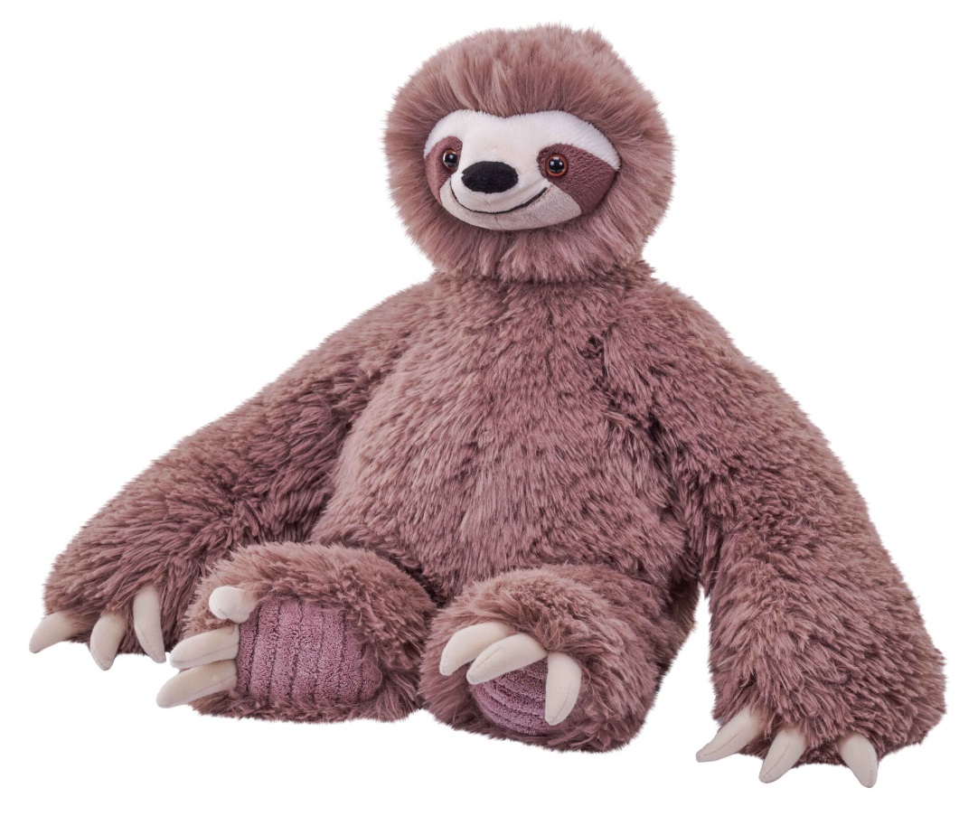 Wild Republic Snuggleluvs Bradipo Peluche Morbido e Soffice per Neonati - 38 cm, Imbottitura Ecologica