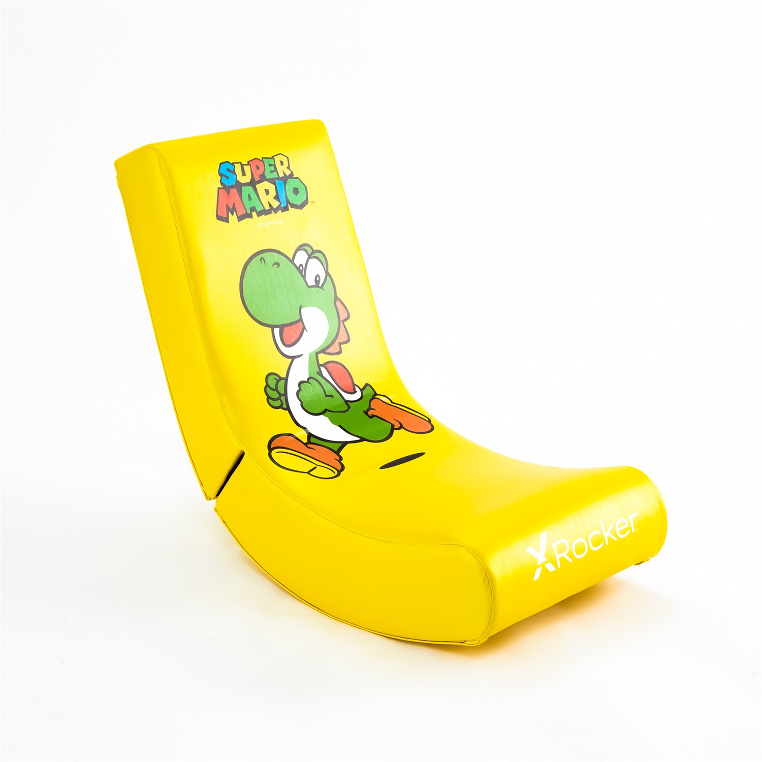 X Rocker Video Rocker - Sedia da gioco Yoshi per console, Verde e Giallo, Ecopelle, Universale, max 150kg