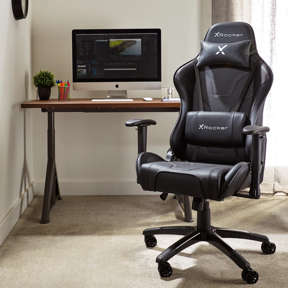 X Rocker Sedia Gaming Ergonomica 2021032 - Fino a 100 kg, Adattabile per Comfort Ottimale