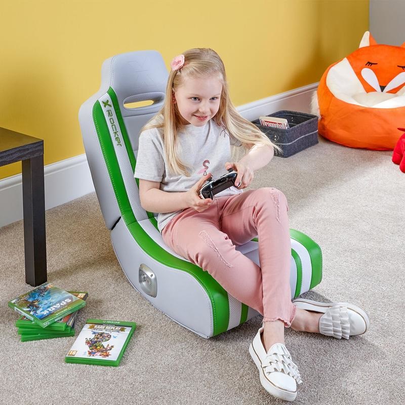 X Rocker Sedia Gaming Shadow 2.0 Verde - Ergonomica e Gepolsterata per Console
