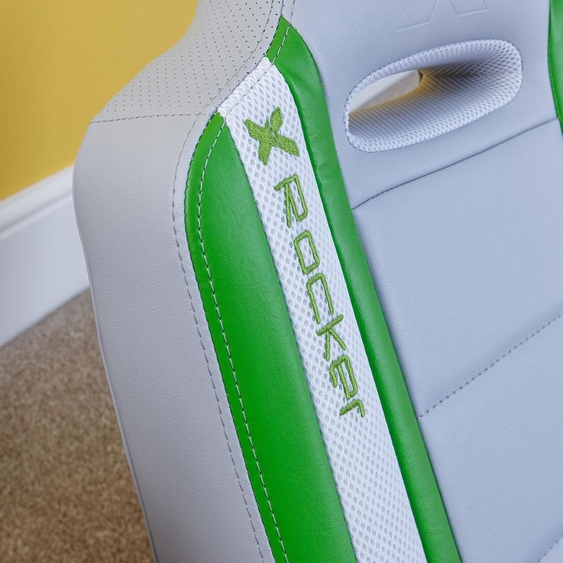 X Rocker Sedia Gaming Shadow 2.0 Verde - Ergonomica e Gepolsterata per Console