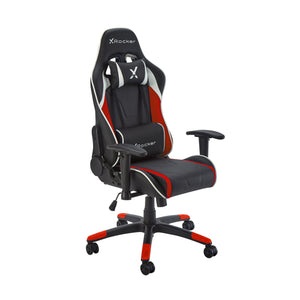 X Rocker Agility Compact - Sedia da Gaming Ergonomica per Teenager, 100 kg, Nero/Rosso