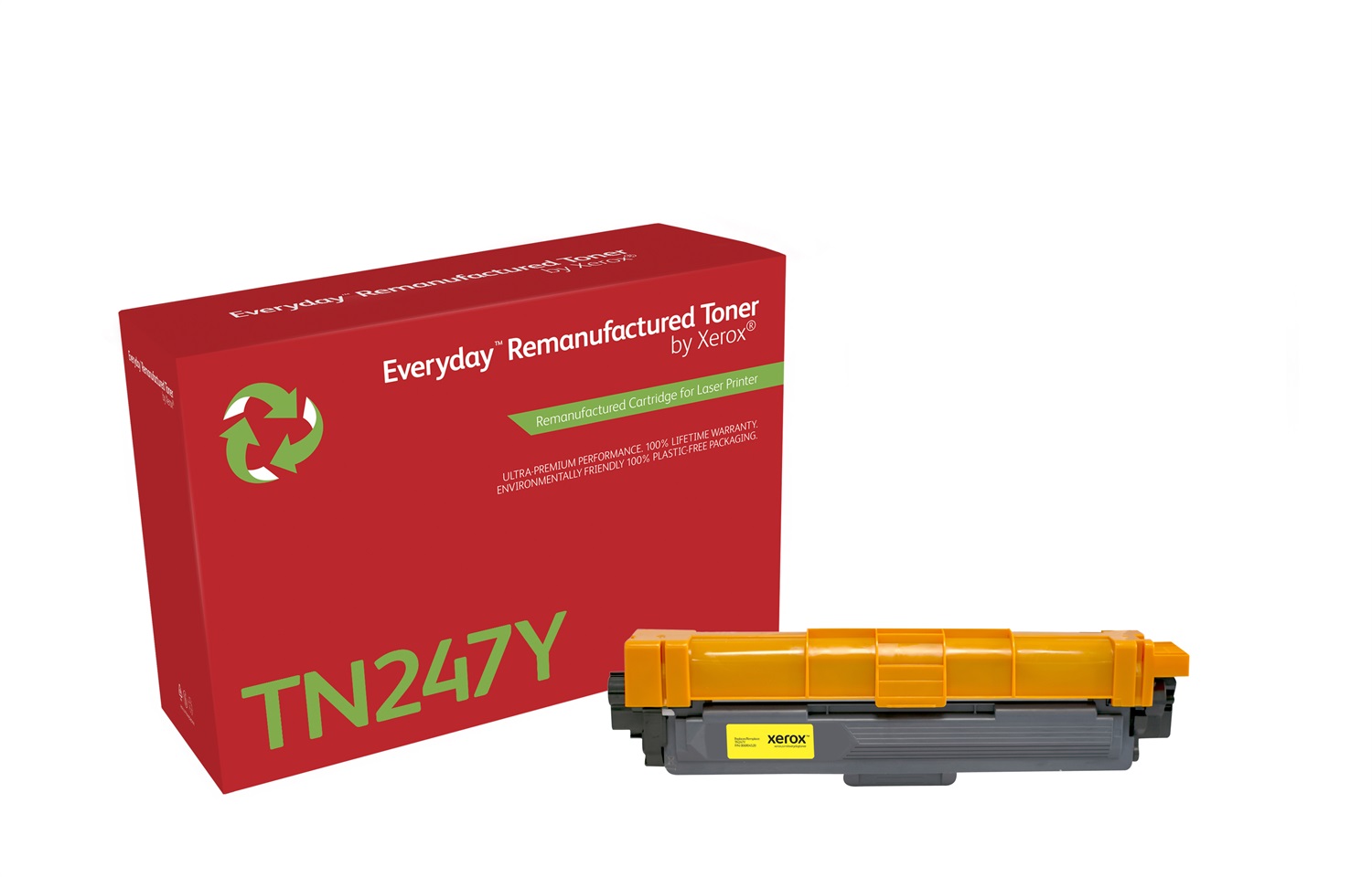Xerox Toner Rigenerato Giallo Compatibile con Brother TN247Y - Capacità 2300 Pagine