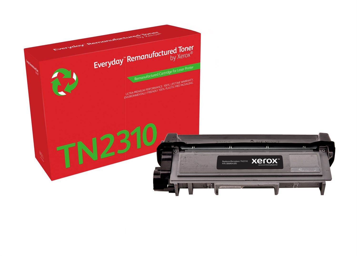 Xerox Everyday Toner Mono Rigenerato Compatibile con Brother TN-2310 - Resa 1200 Pagine, Colore Nero, 1 Pz