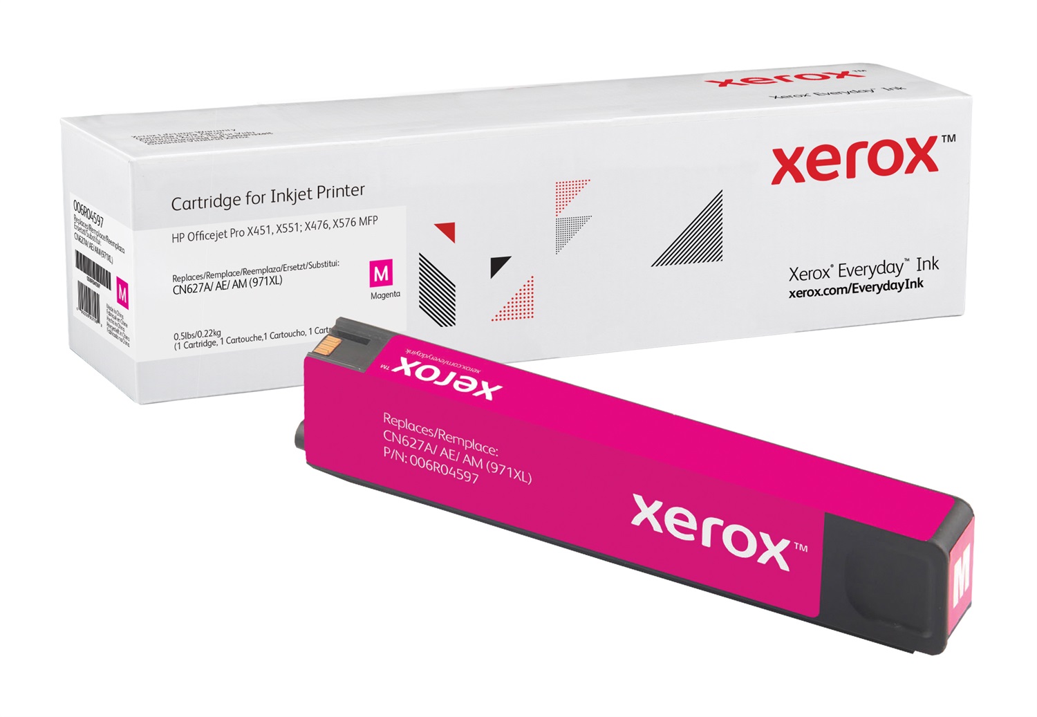 Xerox Everyday Toner Magenta compatibile con HP 971XL (CN627AE, CN627A, CN627AM) - Resa elevata fino a 6600 pagine