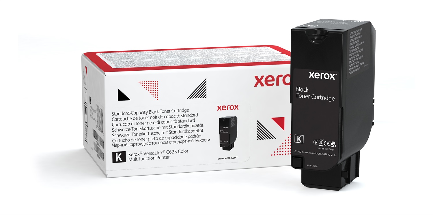 Xerox Cartuccia Toner Nero Standard Capacità 8000 Pagine per Stampante a Colori VersaLink C620/C625 (006R04616)