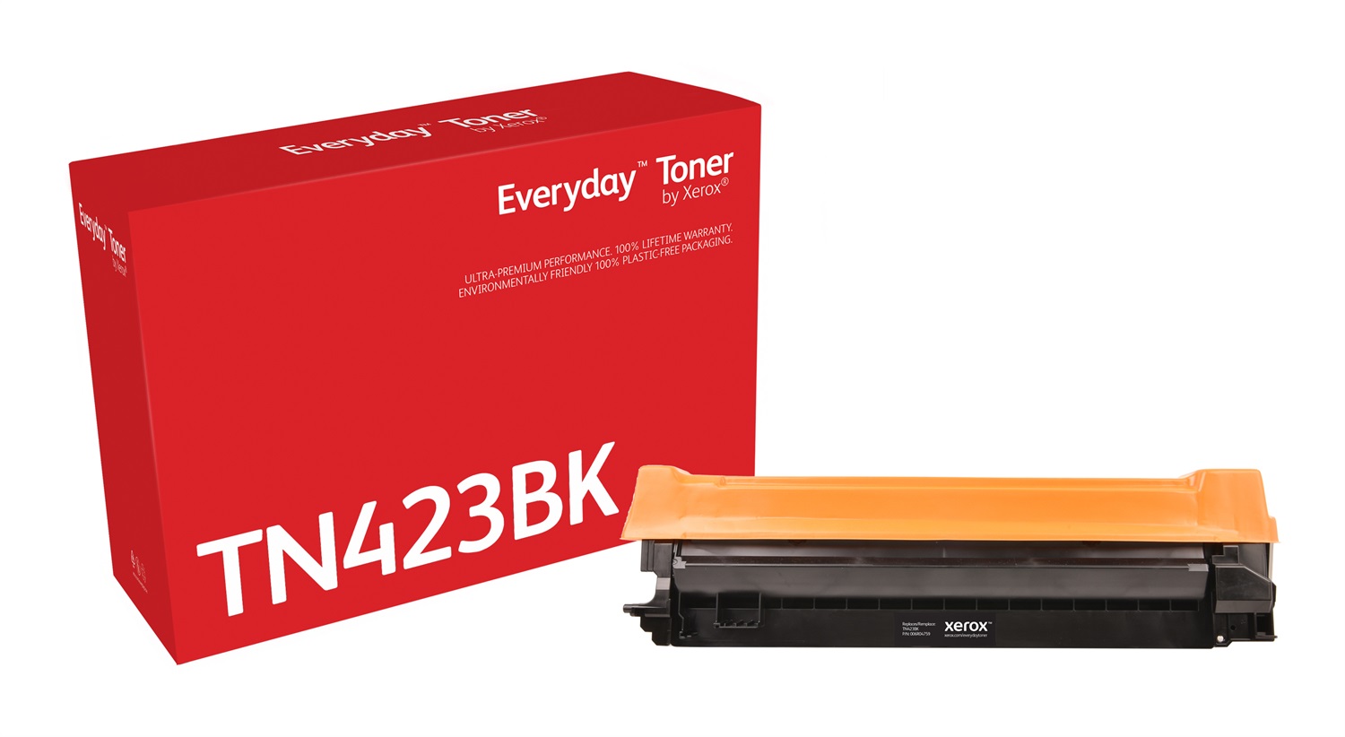 Xerox Toner Everyday Nero Compatibile con Brother TN-423BK - Alta Capacità fino a 6500 Pagine