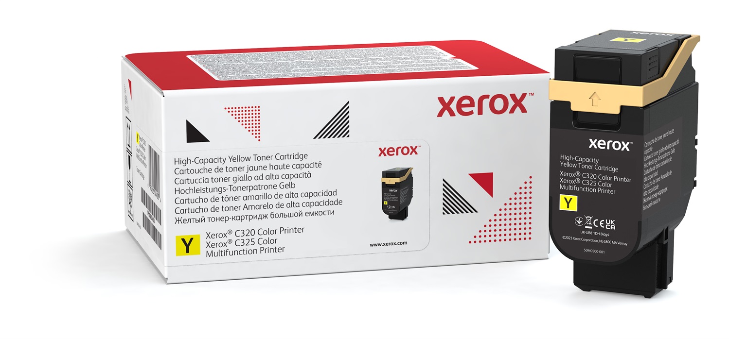 Xerox Cartuccia Toner Giallo High Capacity 5500 Pagine per Stampante a Colori C320/C325 (006R04830)
