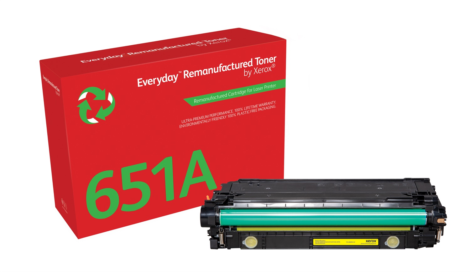 Xerox Everyday Toner Giallo compatibile con HP 651A/650A/307A (CE342A/CE272A/CE742A), Capacità standard, 16000 pagine