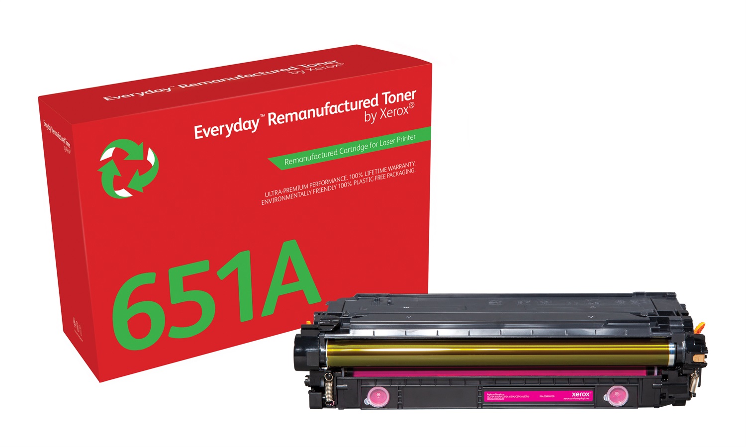 Xerox Everyday Toner rigenerato Magenta compatibile con HP 651A/650A/307A (CE343A/CE273A/CE743A), Capacità 16000 pagine