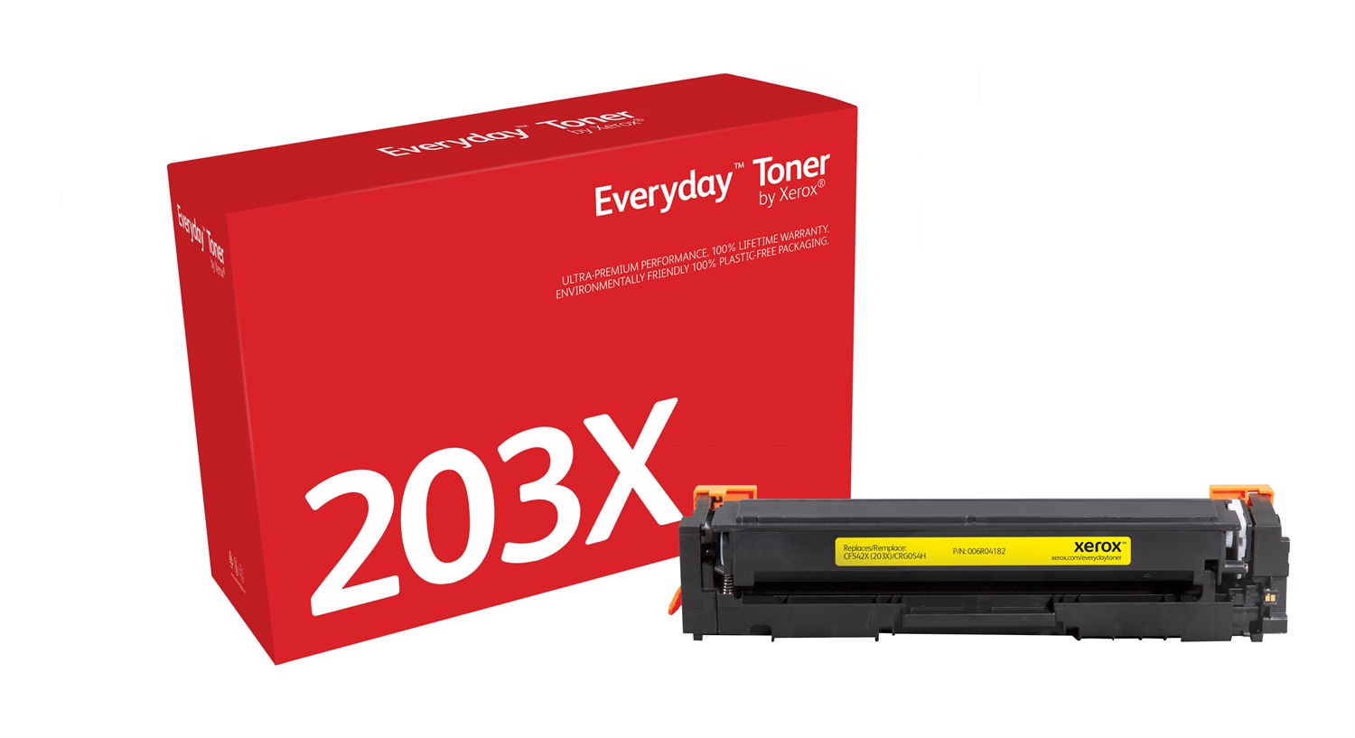 Xerox Everyday Toner ™ Giallo compatibile con HP 203X (CF542X/CRG-054HY), High capacity, 2500 pagine, 1 pz
