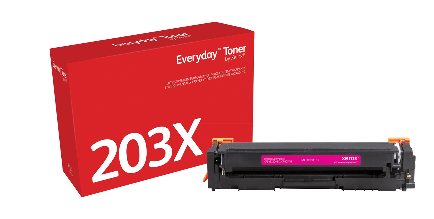 Xerox Everyday Toner Magenta compatibile con HP 203X (CF543X) e HP 202X (CF543X/CRG-054HM), High capacity, 2500 pagine