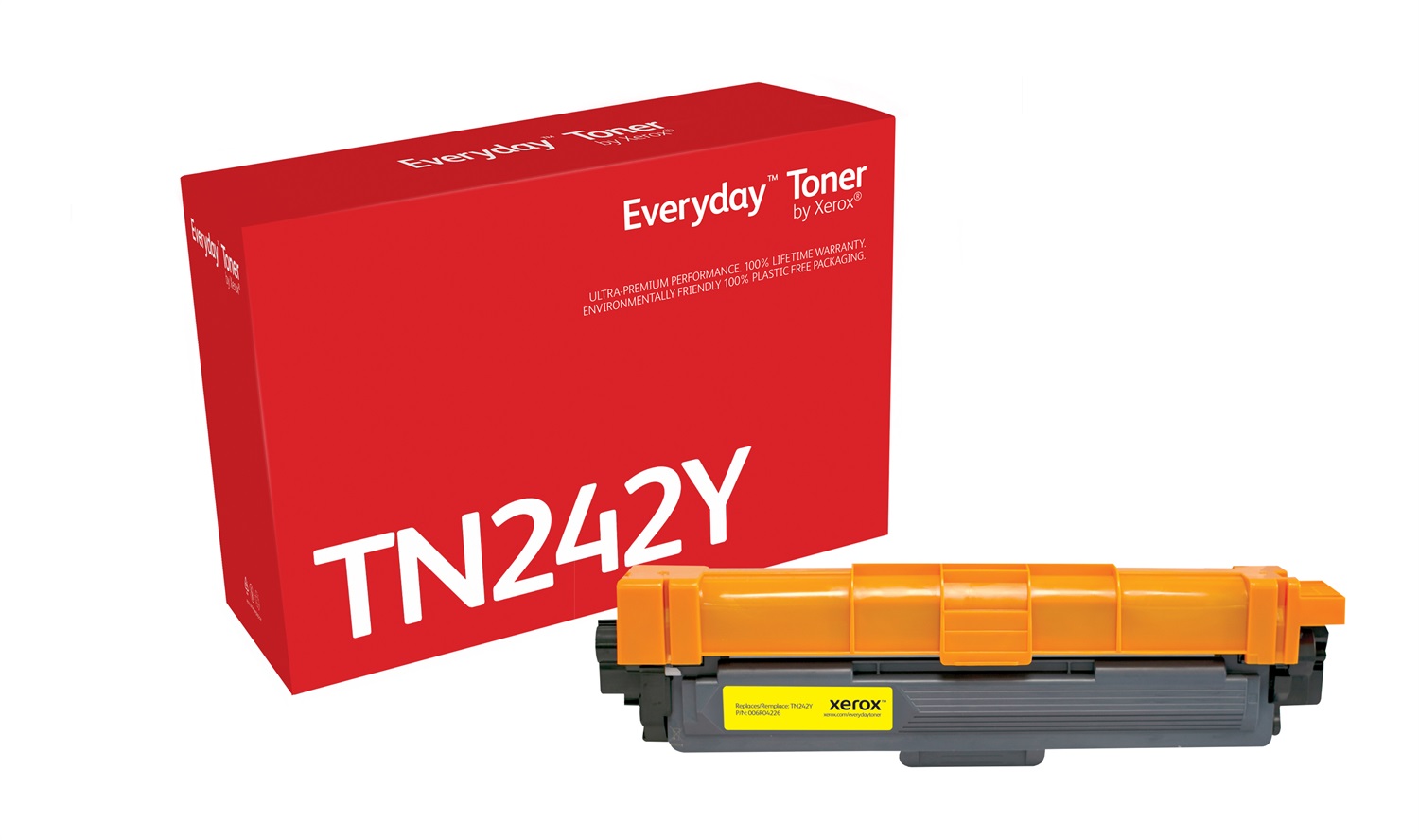 Xerox Everyday Toner Giallo Compatibile con Brother TN-242Y - Capacità Standard, 1400 Pagine