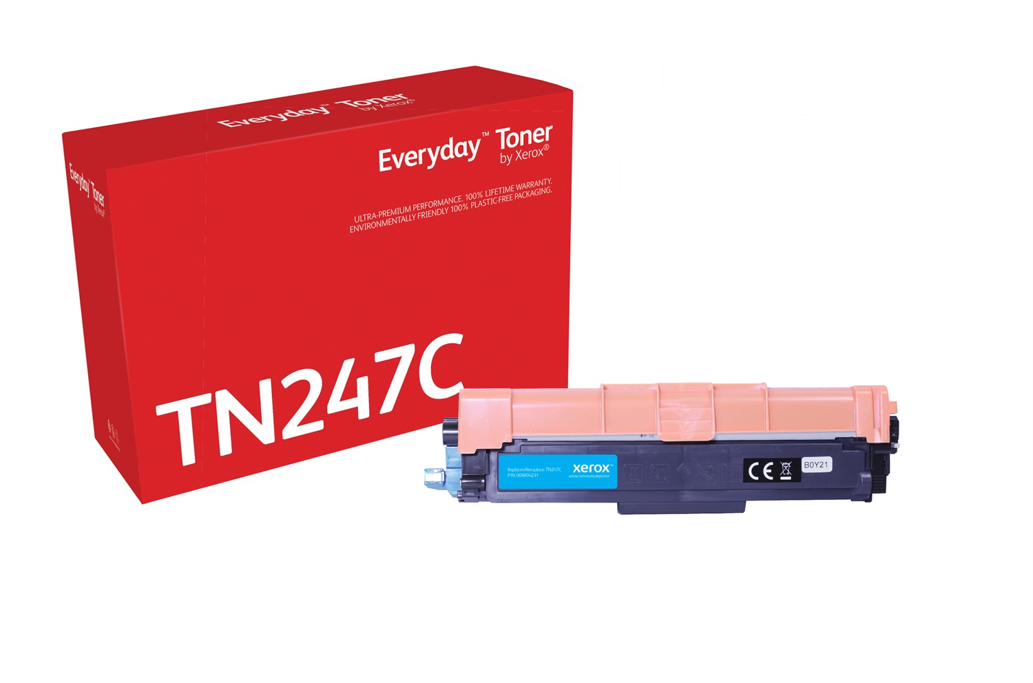 Xerox Everyday Toner ™ Ciano compatibile con Brother TN-247C, Alta Capacità, 2300 Pagine