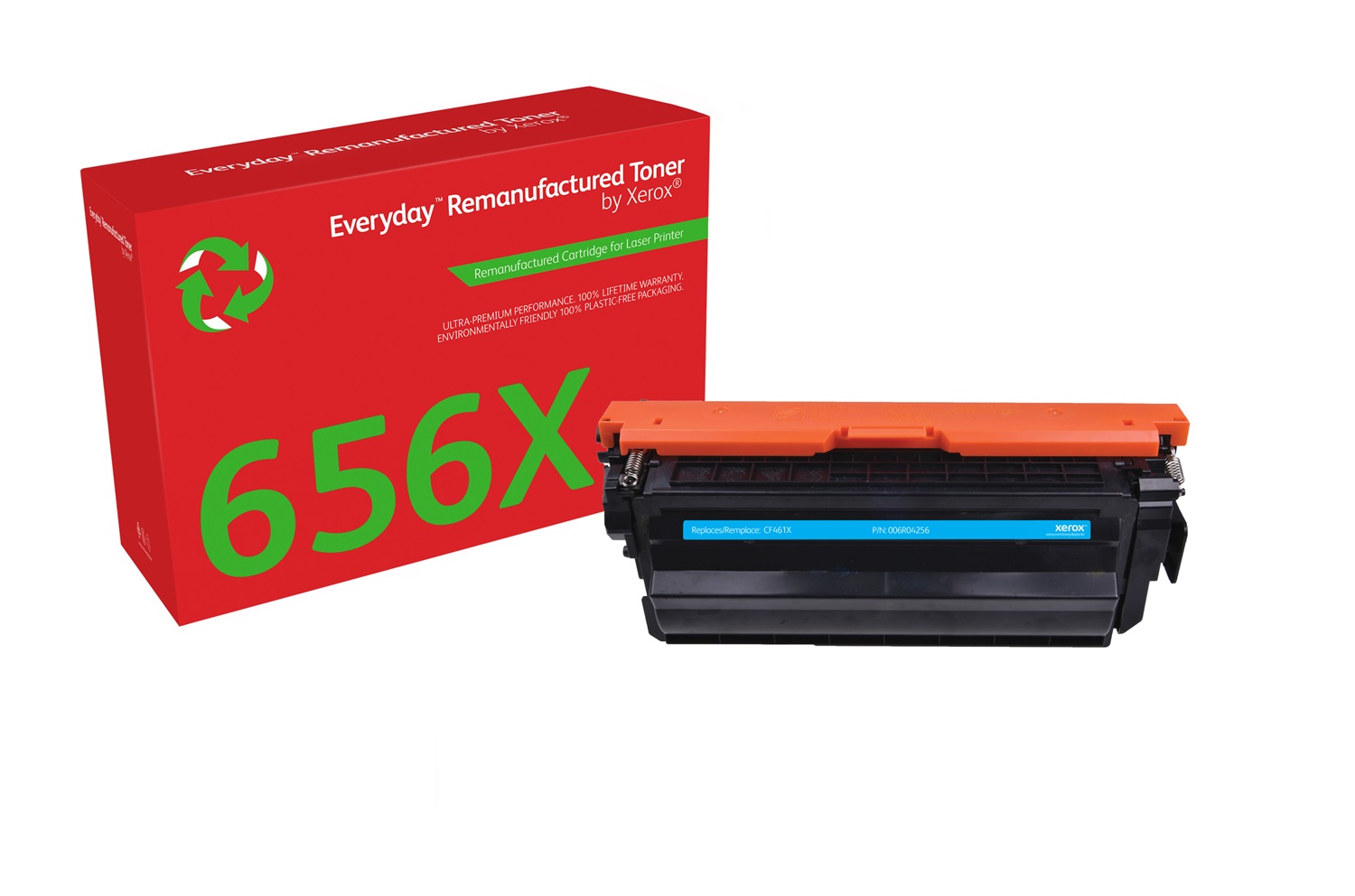 Xerox Everyday Toner rigenerato Ciano compatibile con HP 656X (CF461X), High capacity, 22000 pagine, Garanzia a vita