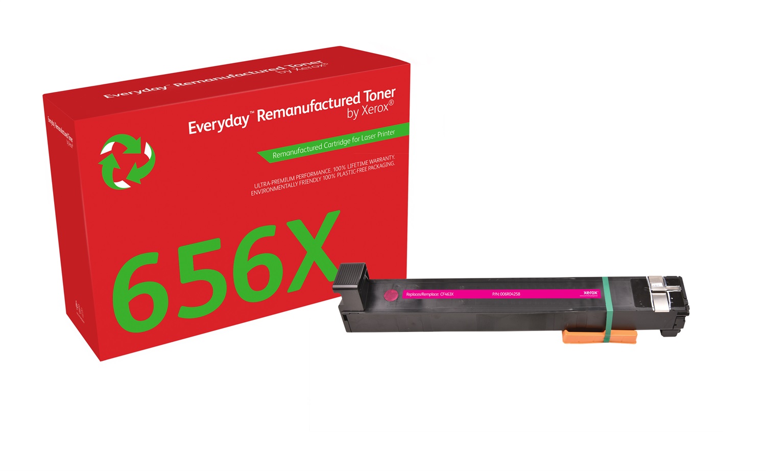 Xerox Everyday Toner Rigenerato Magenta Compatibile con HP 656X (CF463X) - High Capacity, 22000 Pagine, Garanzia a Vita