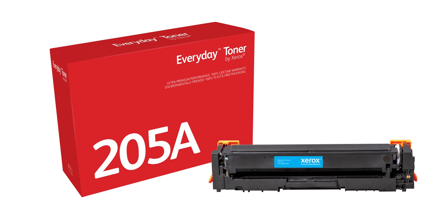 Xerox Everyday Toner ™ Ciano CF531A compatibile con HP 205A e 204A, Capacità 900 pagine, 1 pz