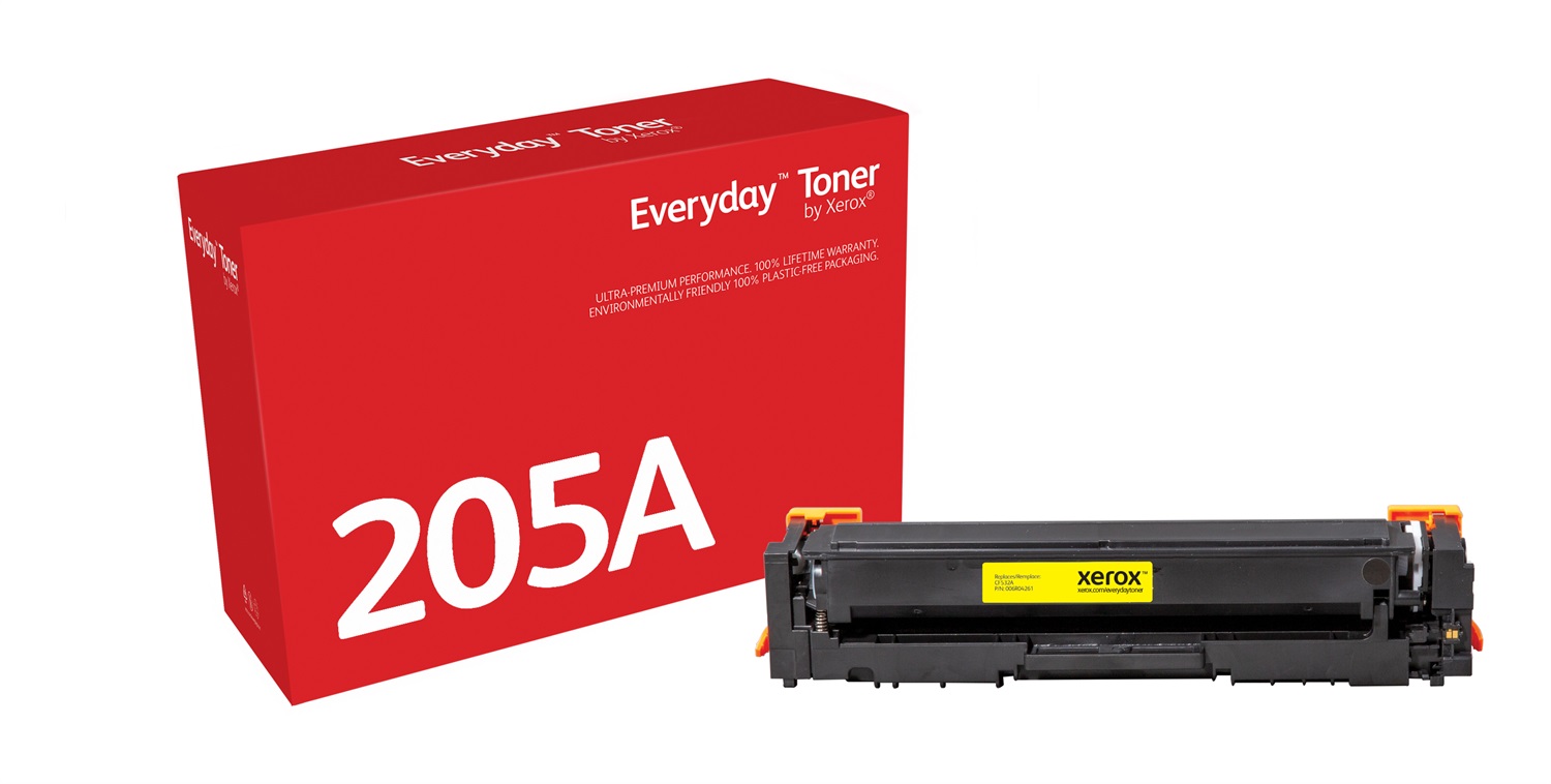 Xerox Everyday Toner Giallo CF532A compatibile con HP 205A - Capacità 900 pagine