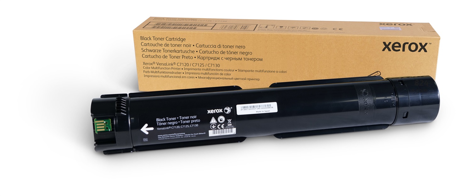 Xerox 006R01824 Cartuccia Toner Originale Nero - Resa ~31300 Pagine, Compatibile con VersaLink C7120/7125/7130