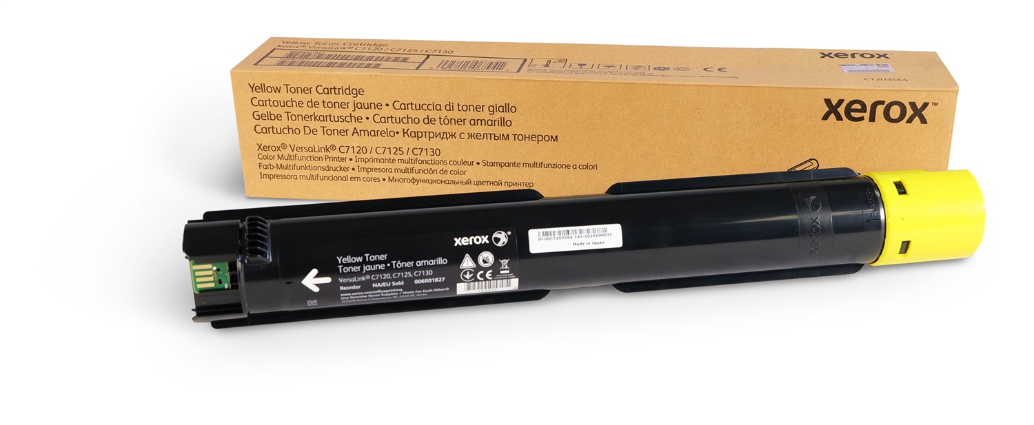 Xerox 006R01827 Cartuccia Toner Originale Giallo - 18000 Pagine - Compatibile con VersaLink C7120/C7125/C7130