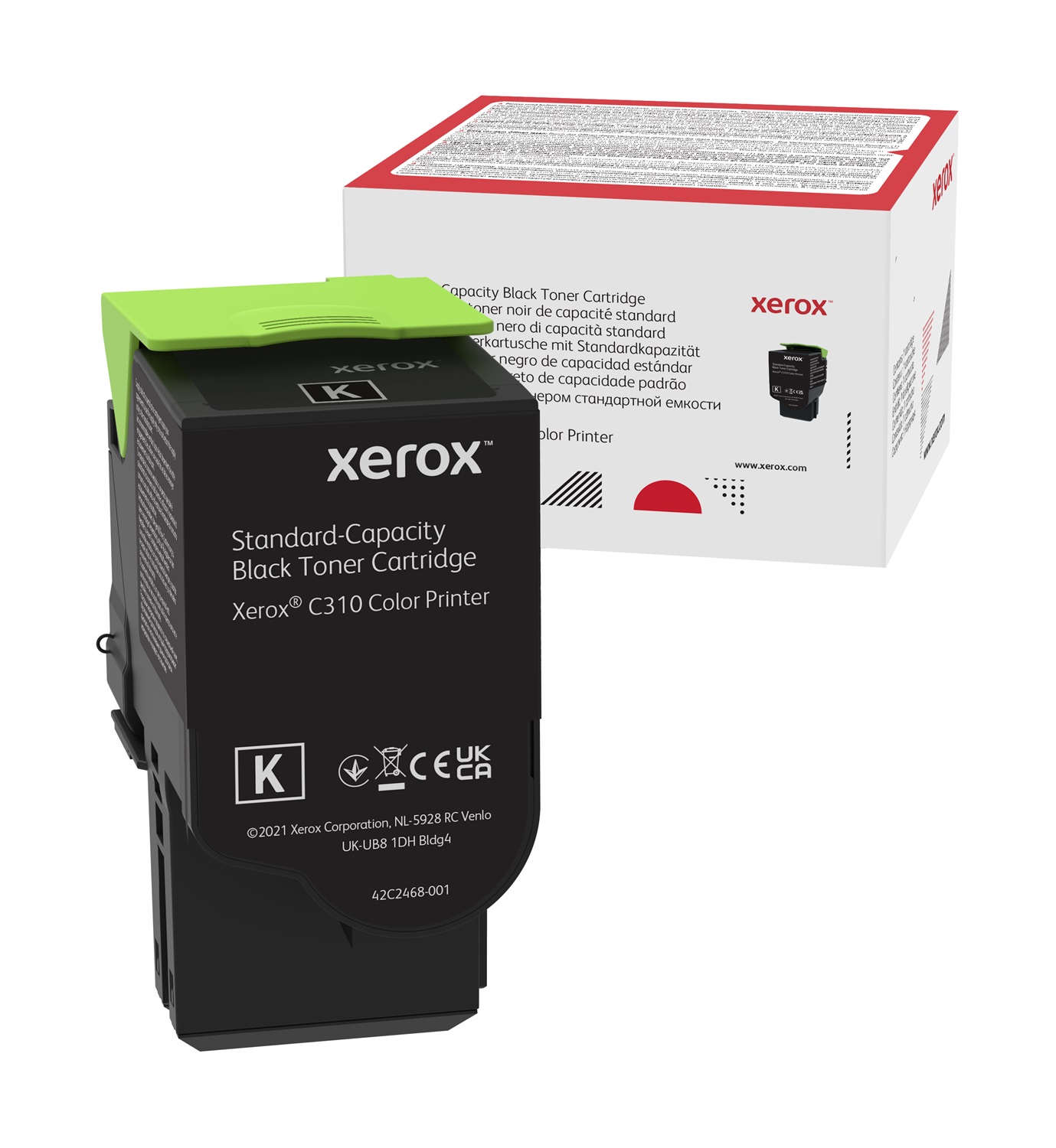 Xerox Cartuccia Toner Nero Originale 006R04356 per Stampante a Colori C310/C315 - Capacità Standard da 3000 Pagine