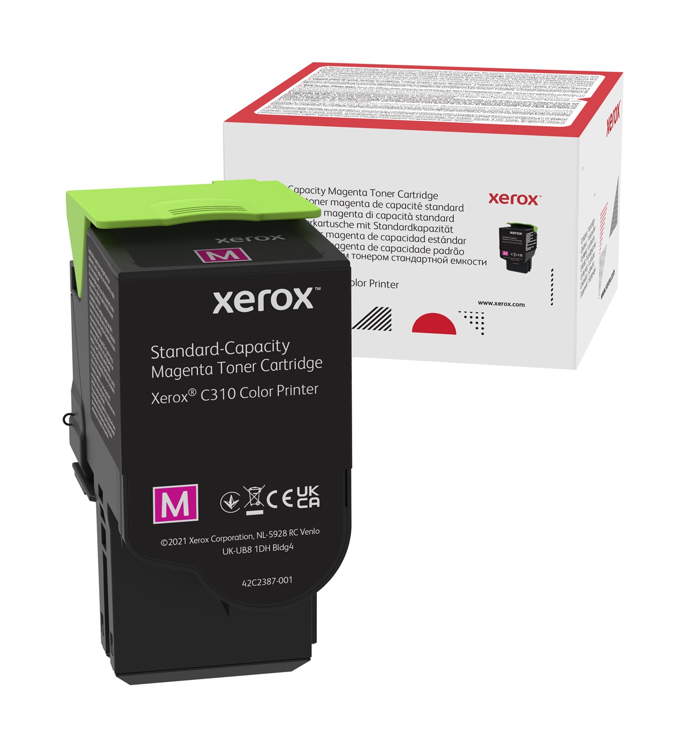 Xerox Cartuccia Toner Magenta Standard 2000 Pagine per Stampante C310/C315 (006R04358)