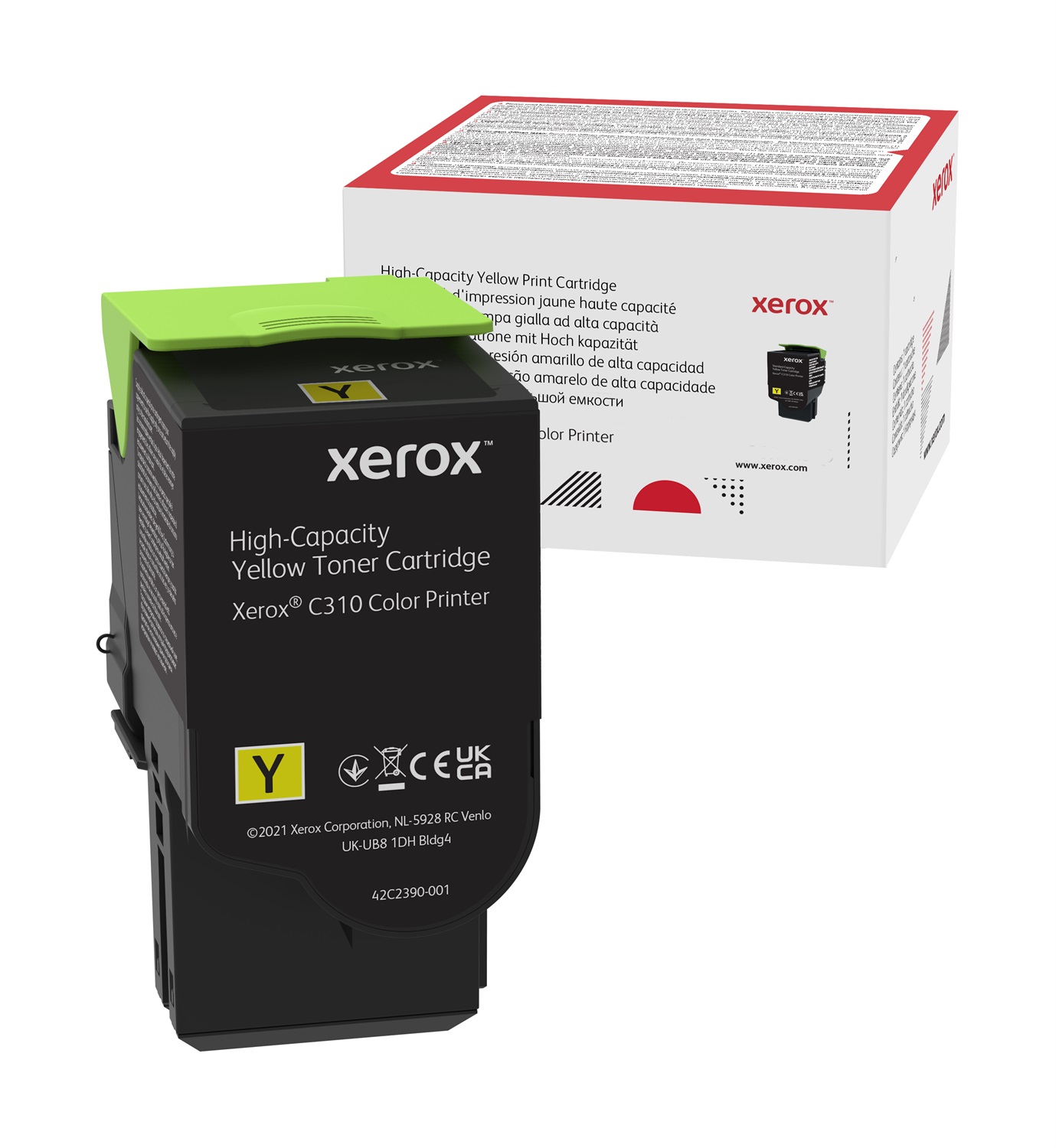 Xerox Cartuccia Toner Giallo Alta Capacità 5500 Pagine per Stampante C310/C315 (006R04367)