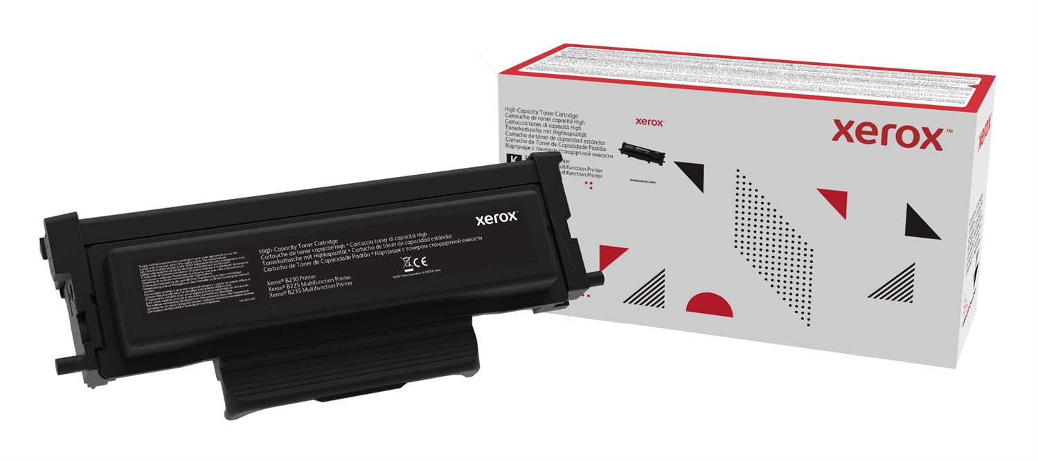 Xerox Cartuccia Toner Nero Alta Capacità 3000 Pagine per Stampante B225, B230, B235 (006R04400)