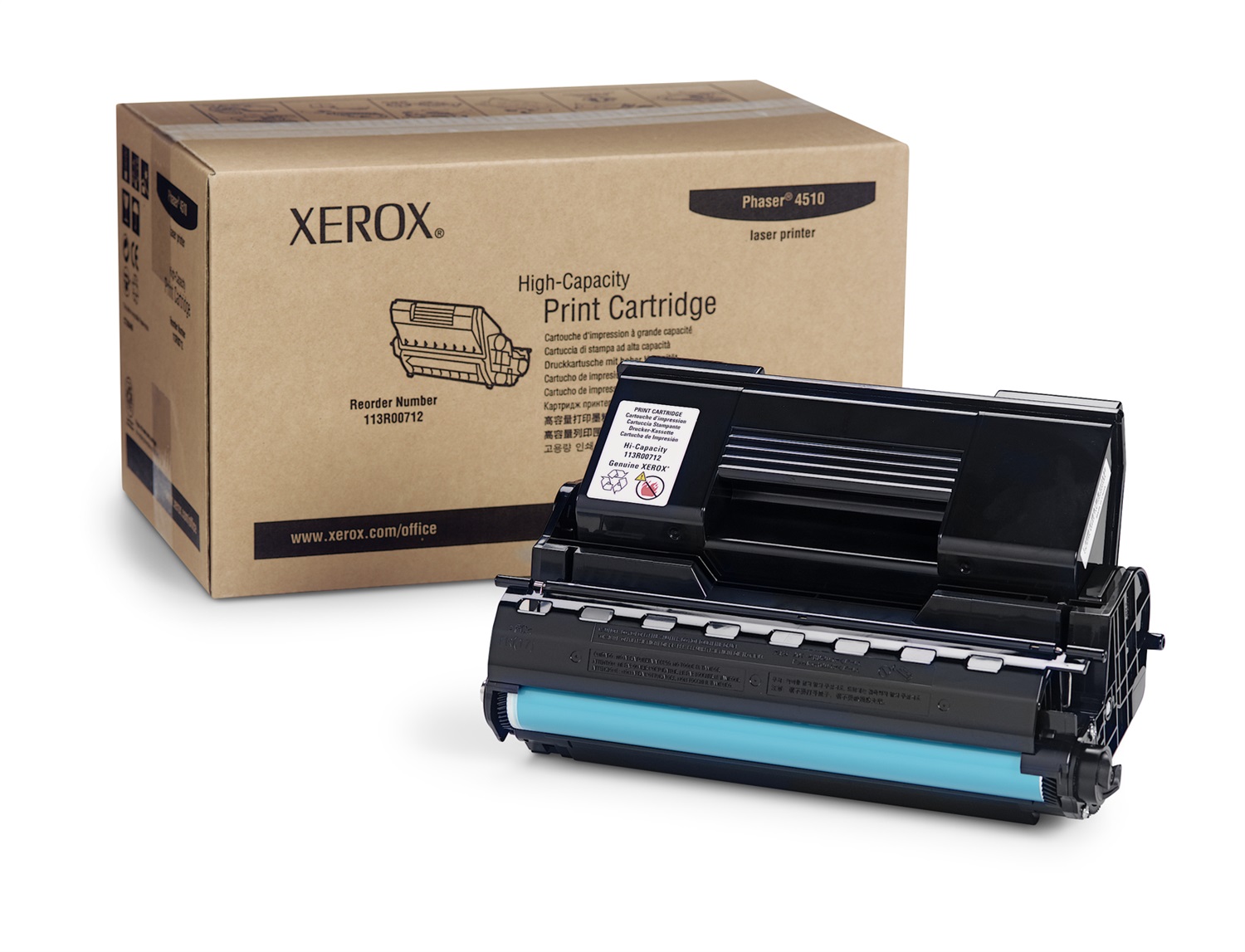 Xerox Cartuccia Toner Nero 113R00712 per Phaser 4510 - 19.000 Pagine