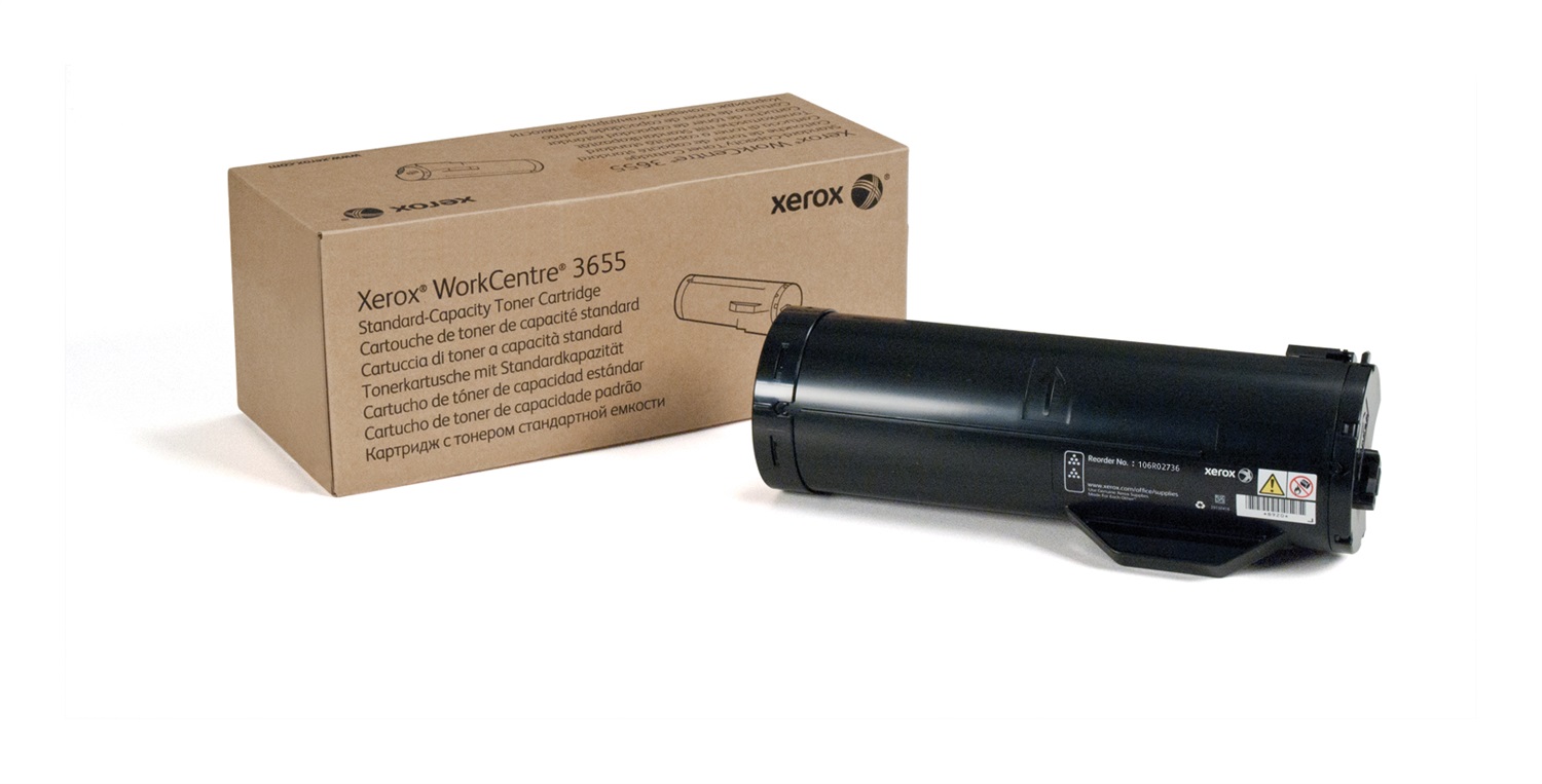Xerox Cartuccia Toner Nero Originale da 6100 Pagine per WorkCentre 3655/3655i (106R02736)