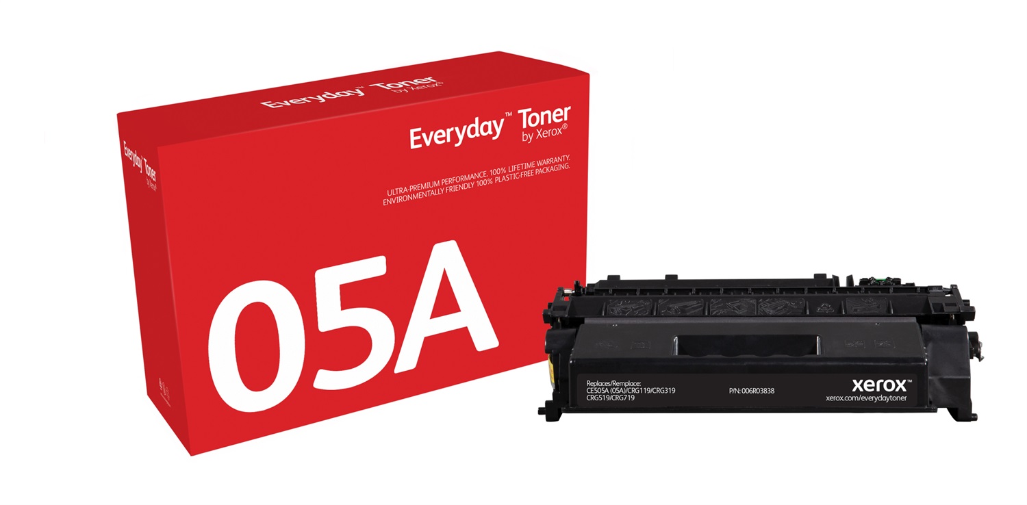 Xerox Everyday Toner ™ Nero compatibile con HP 05A (CE505A/ CRG-119/ GPR-41), Capacità 2300 pagine, 1 pz