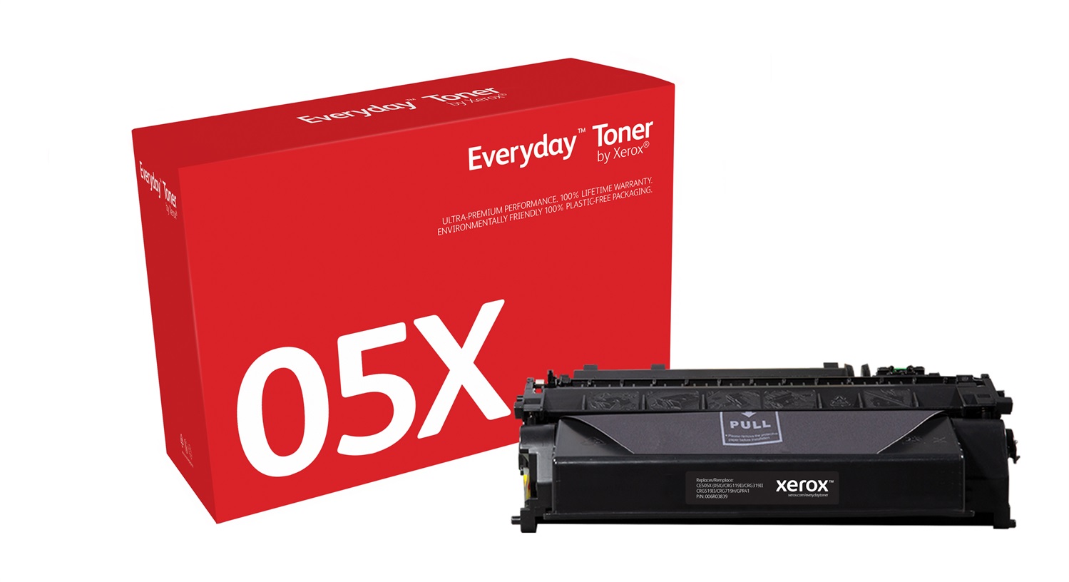 Xerox Everyday Toner ™ Nero compatibile con HP 05X (CE505X/ CRG-119II/ GPR-41) - High Capacity, 6500 pagine, 1 pz