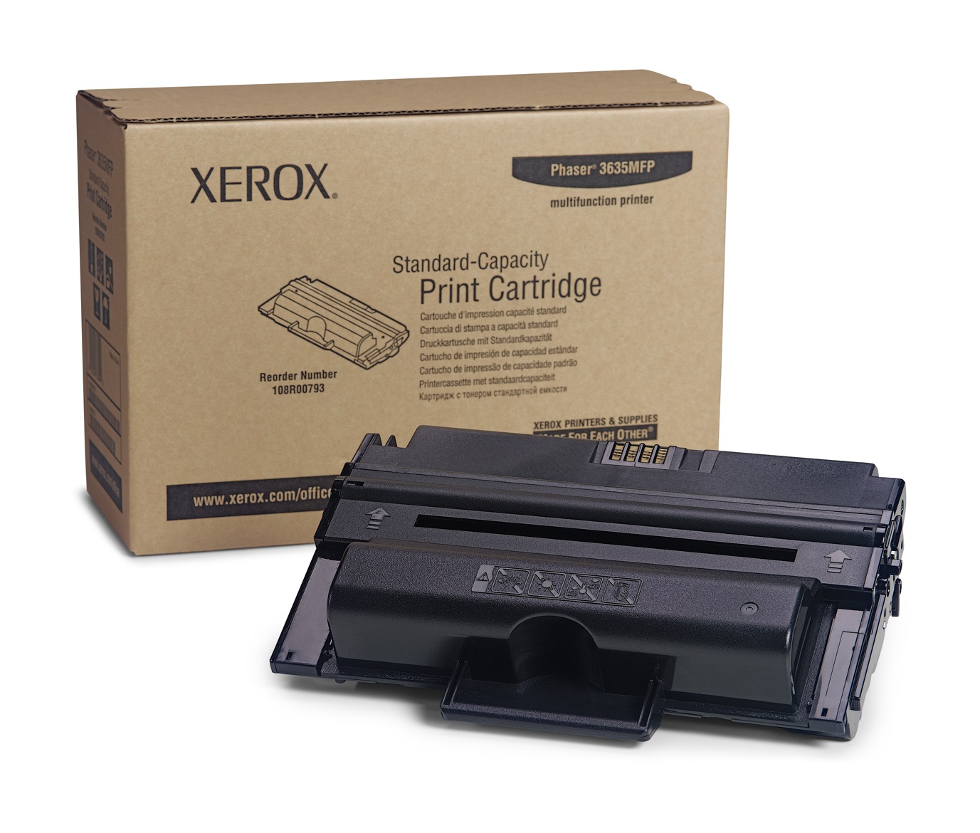 Xerox Toner Nero per Phaser 3635MFP - Capacità Standard 5000 Pagine - Codice 108R00793